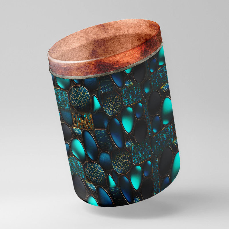 Jade Pebbles Drum Decoupage