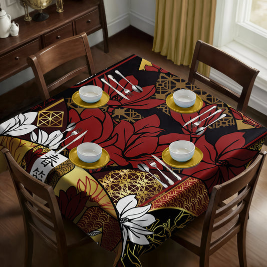 Japanese Pattern Square Tablecloth