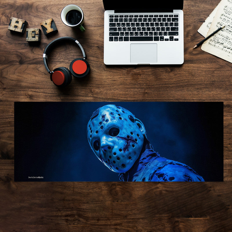Jason Voorhees Large Desk Pad by Wikus Schalkwyk