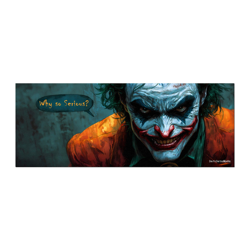 Joker Why So Serious Large Desk Pad by Wikus Schalkwyk