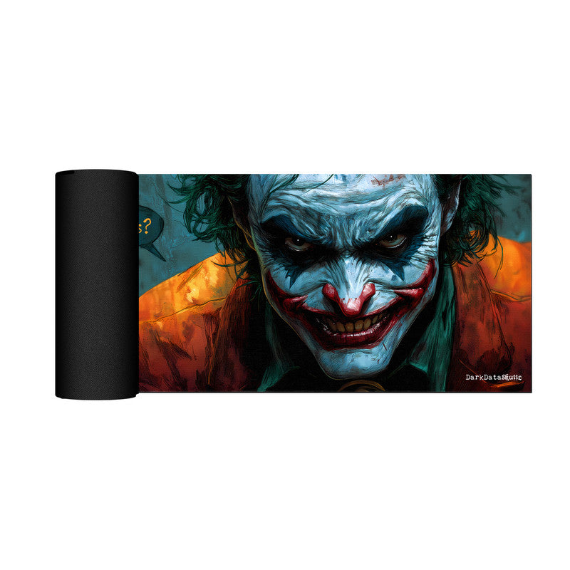 Joker Why So Serious Large Desk Pad by Wikus Schalkwyk
