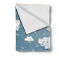 Jolly Elephants Baby Fleece Blanket