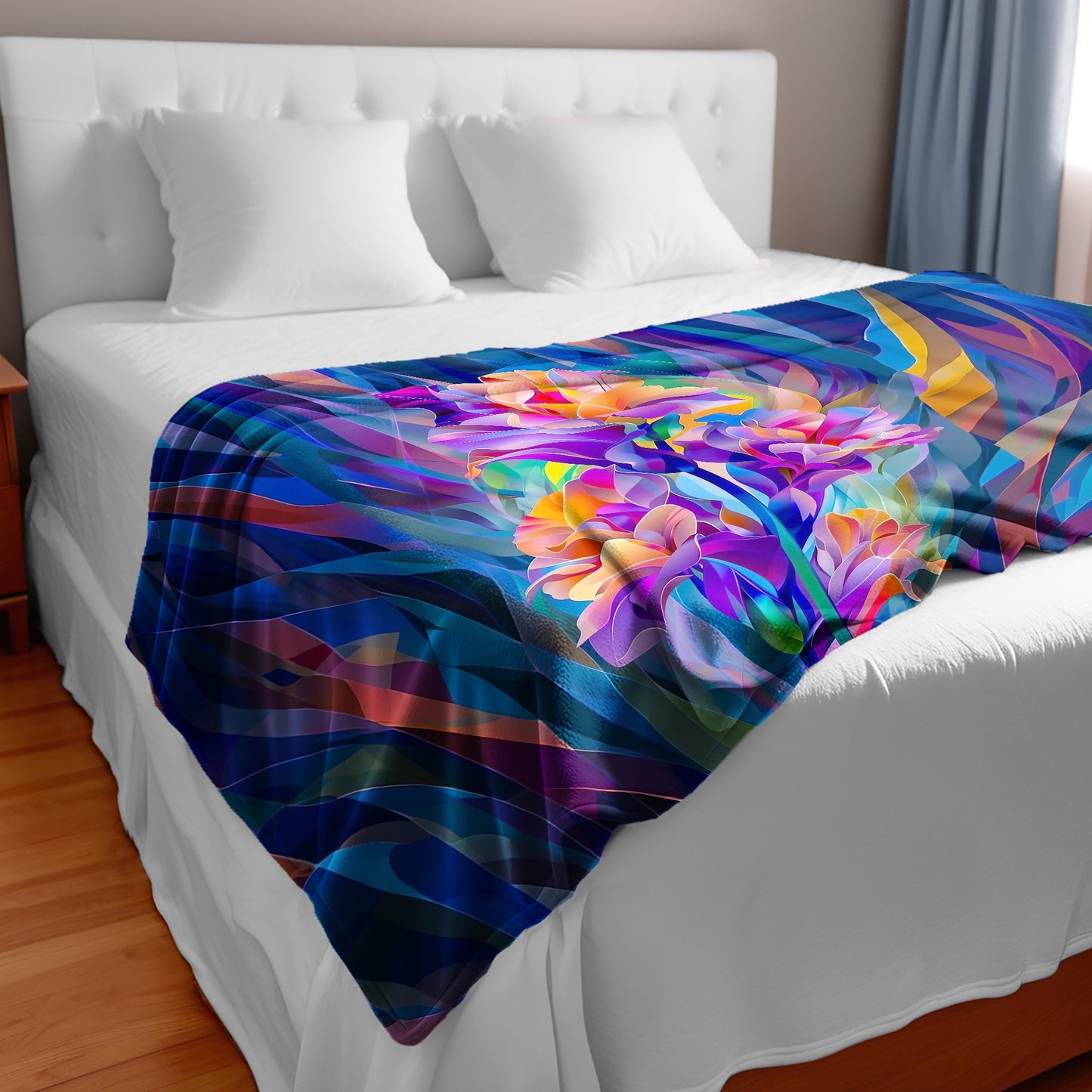 Joy and Happiness Bed Throw