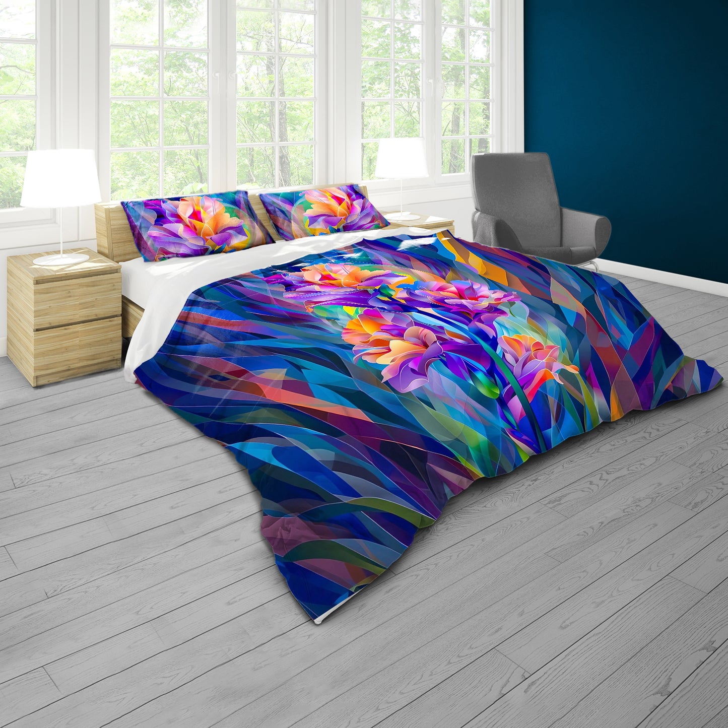 Joy and Happiness Duvet Cover Set