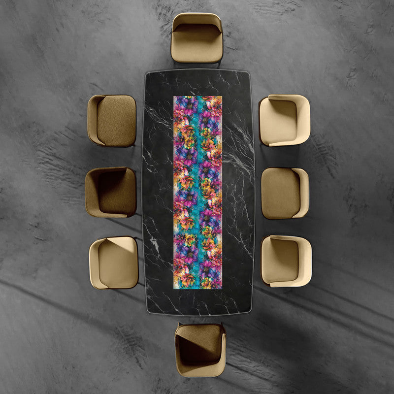 Joyful Flowers 160cm Table Runner