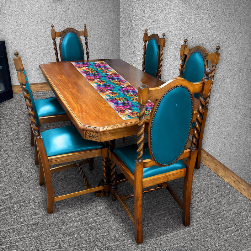 Joyful Flowers 160cm Table Runner