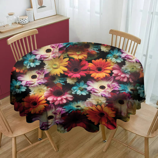Joyful Barbera’s Round Tablecloth
