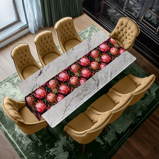 Joyful Protea Table Runner