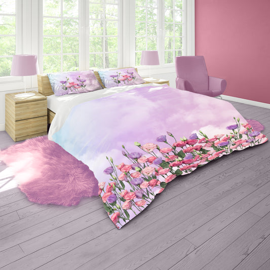 Joyful Rose Duvet Cover Set