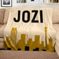 Jozi Light Weight Fleece Blanket by Wikus Schalkwyk