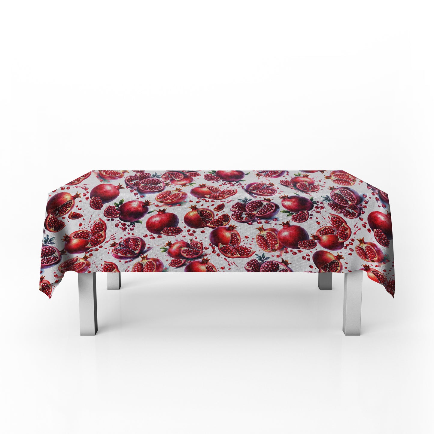 Juicy Pomegranate Rectangle Tablecloth by Mark van Vuuren