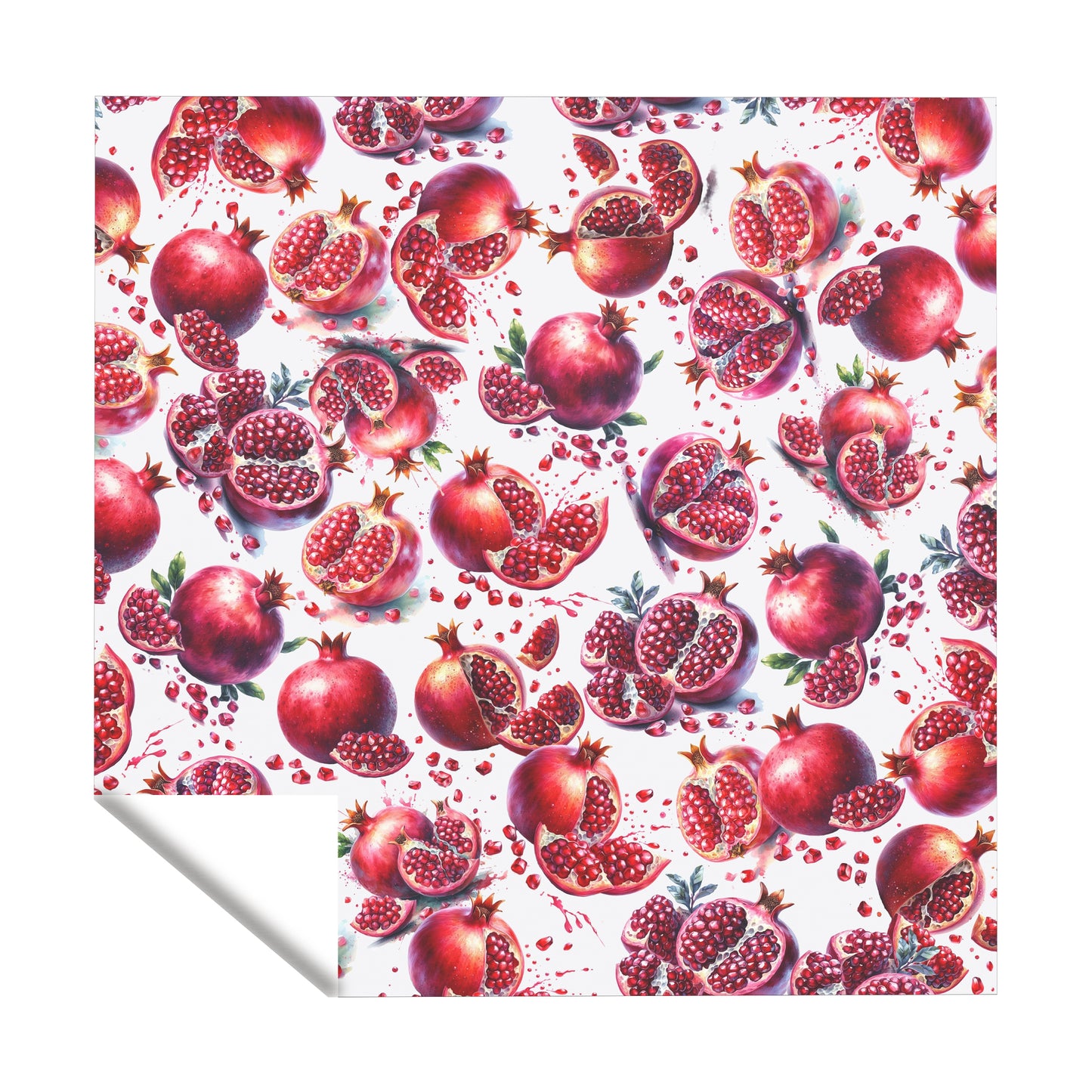 Juicy Pomegranate Square Tablecloth by Mark van Vuuren