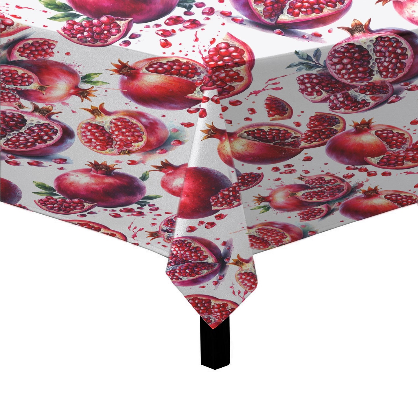 Juicy Pomegranate Square Tablecloth by Mark van Vuuren