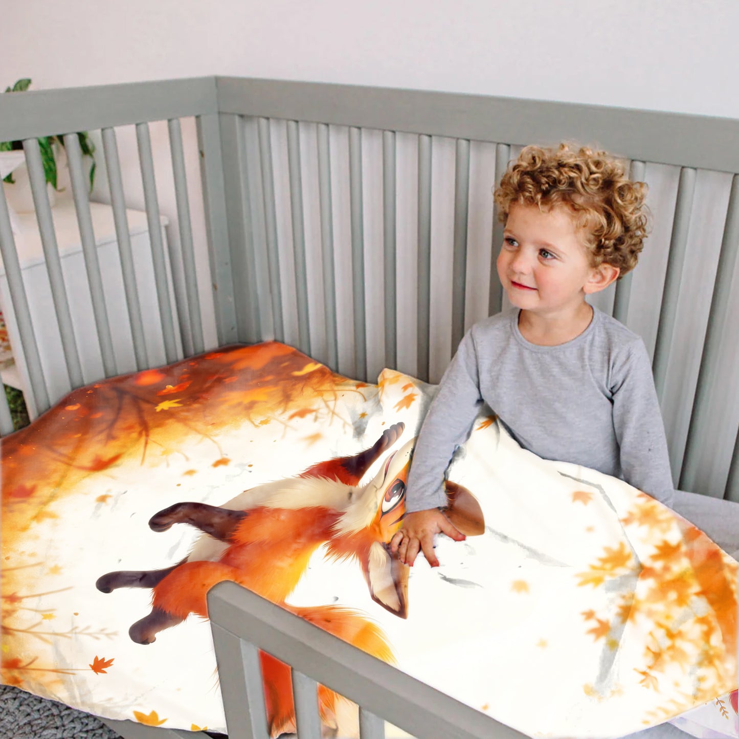 Jumpy Fox Cot Set