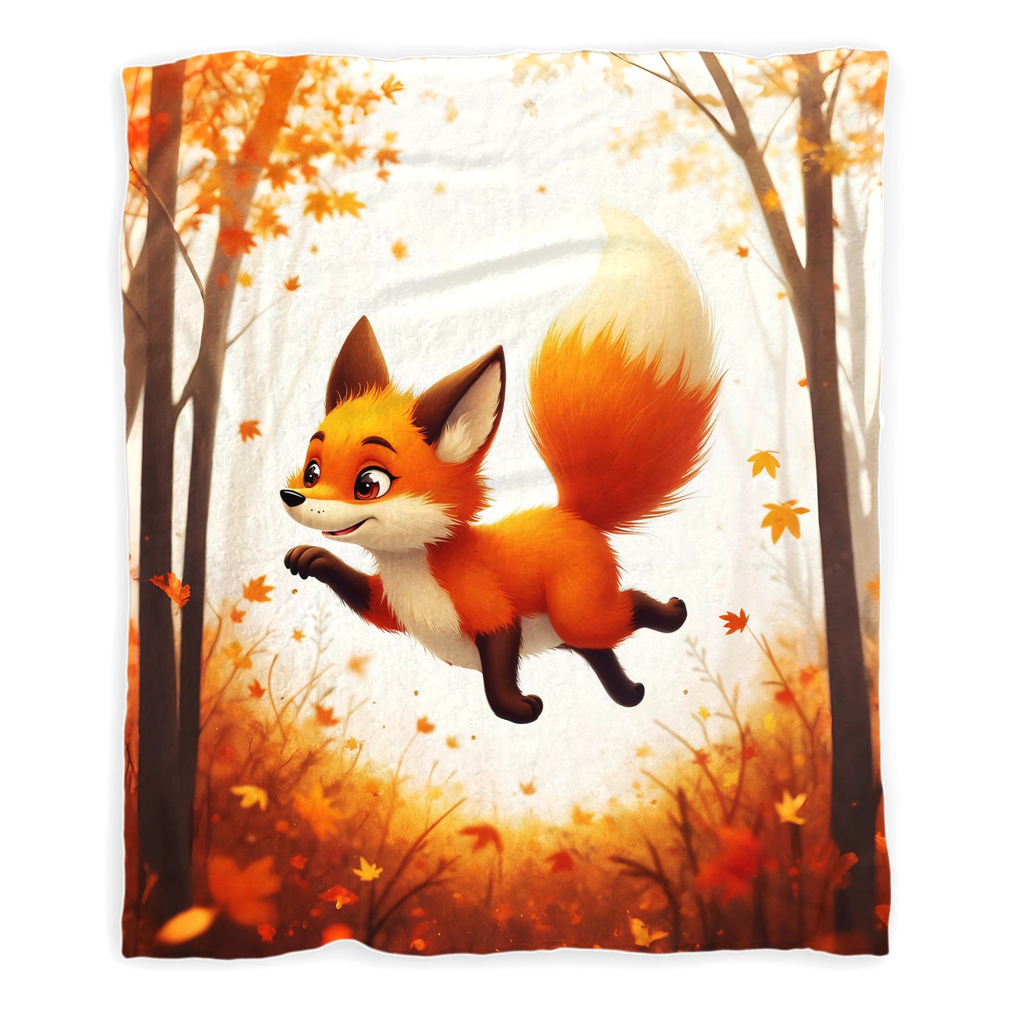 Jumpy Fox Minky Blanket
