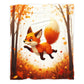 Jumpy Fox Baby Fleece Blanket