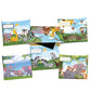 Jungle Animals Subject Savvy Book Bags Set of 6