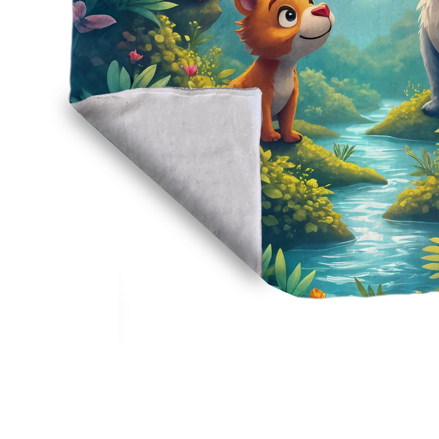 Jungle Adventure Minky Blanket