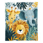 Jungle Jamboree Baby Fleece Blanket by Wikus Schalkwyk