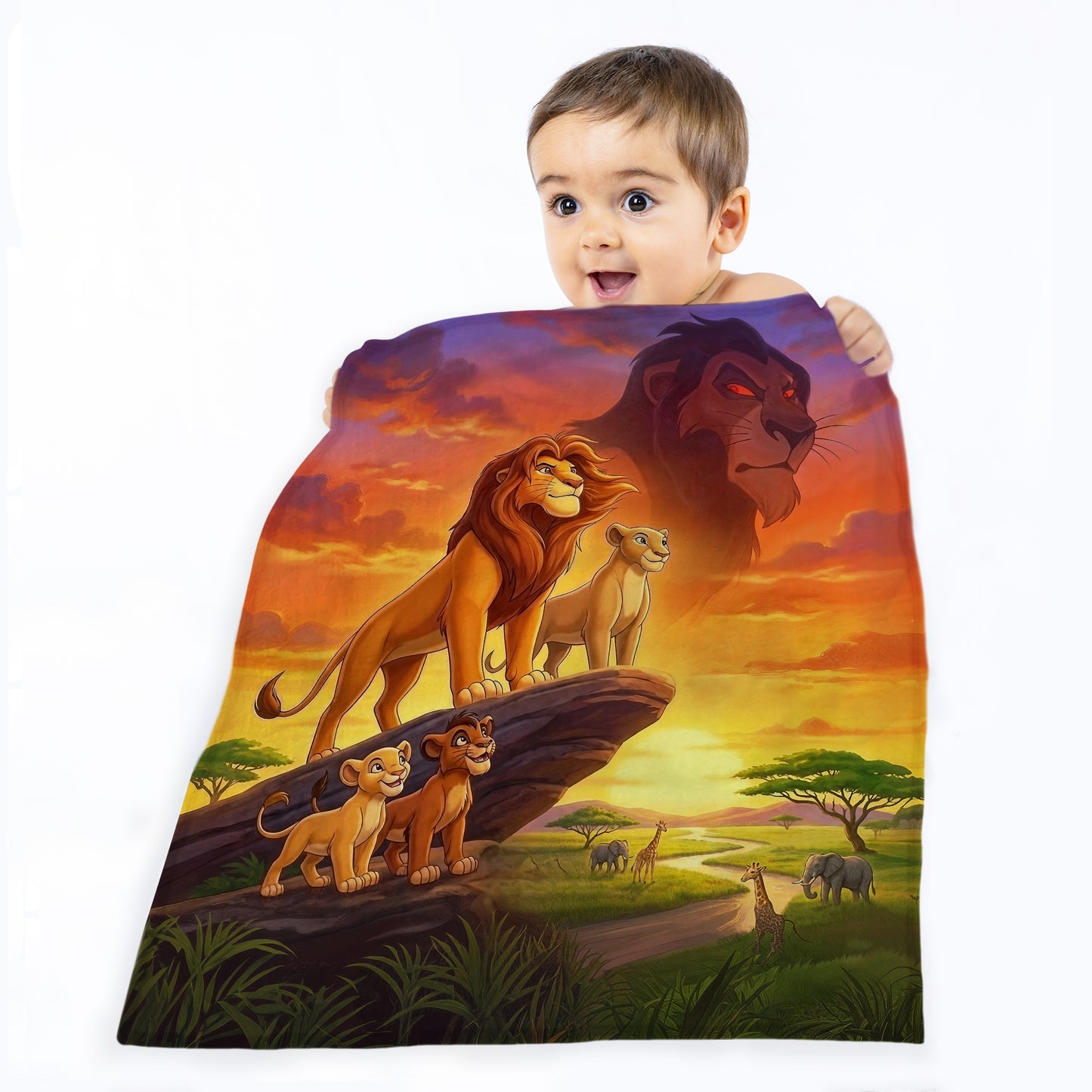 Jungle King  Toddler Fleece Blanket