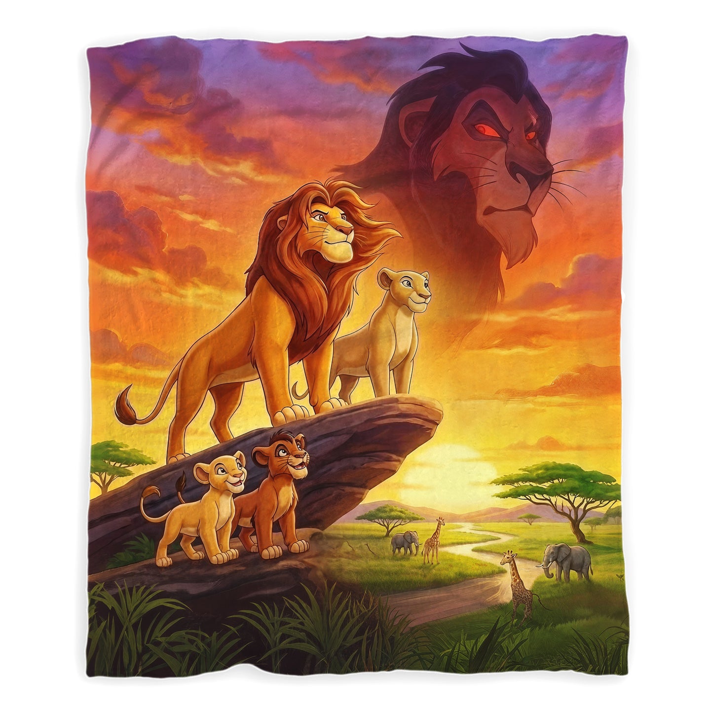 Jungle King  Toddler Fleece Blanket