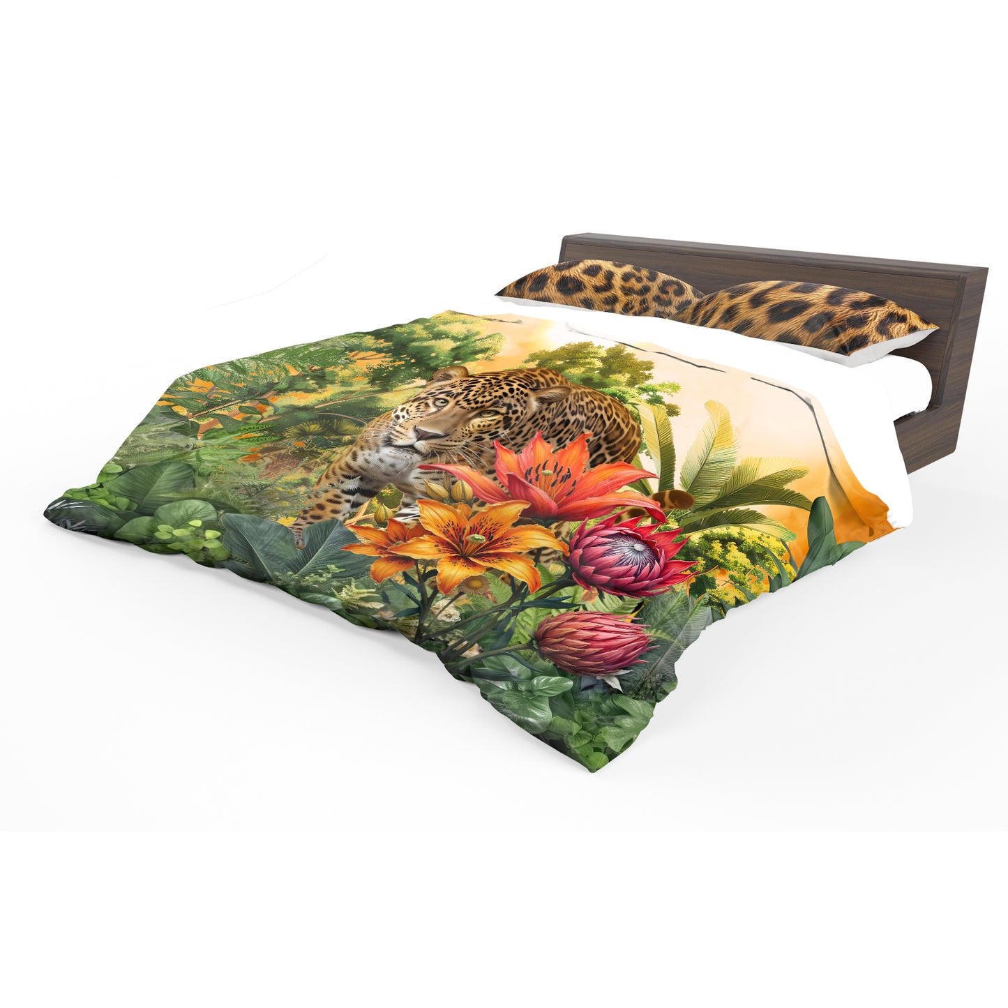Jungle Leopard Duvet Cover Set