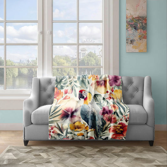 Jungle Mirage Light Weight Fleece Blanket by Wikus Schalkwyk