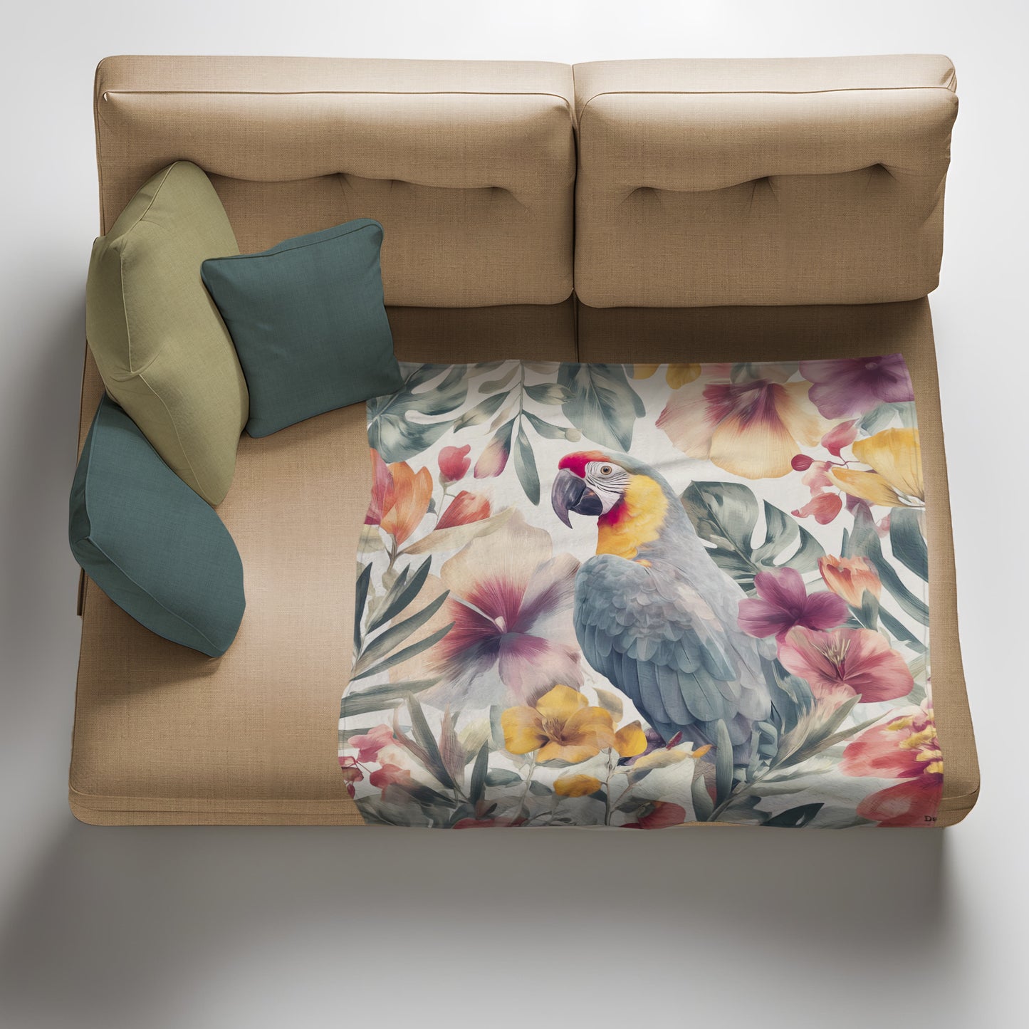 Jungle Mirage Light Weight Fleece Blanket by Wikus Schalkwyk