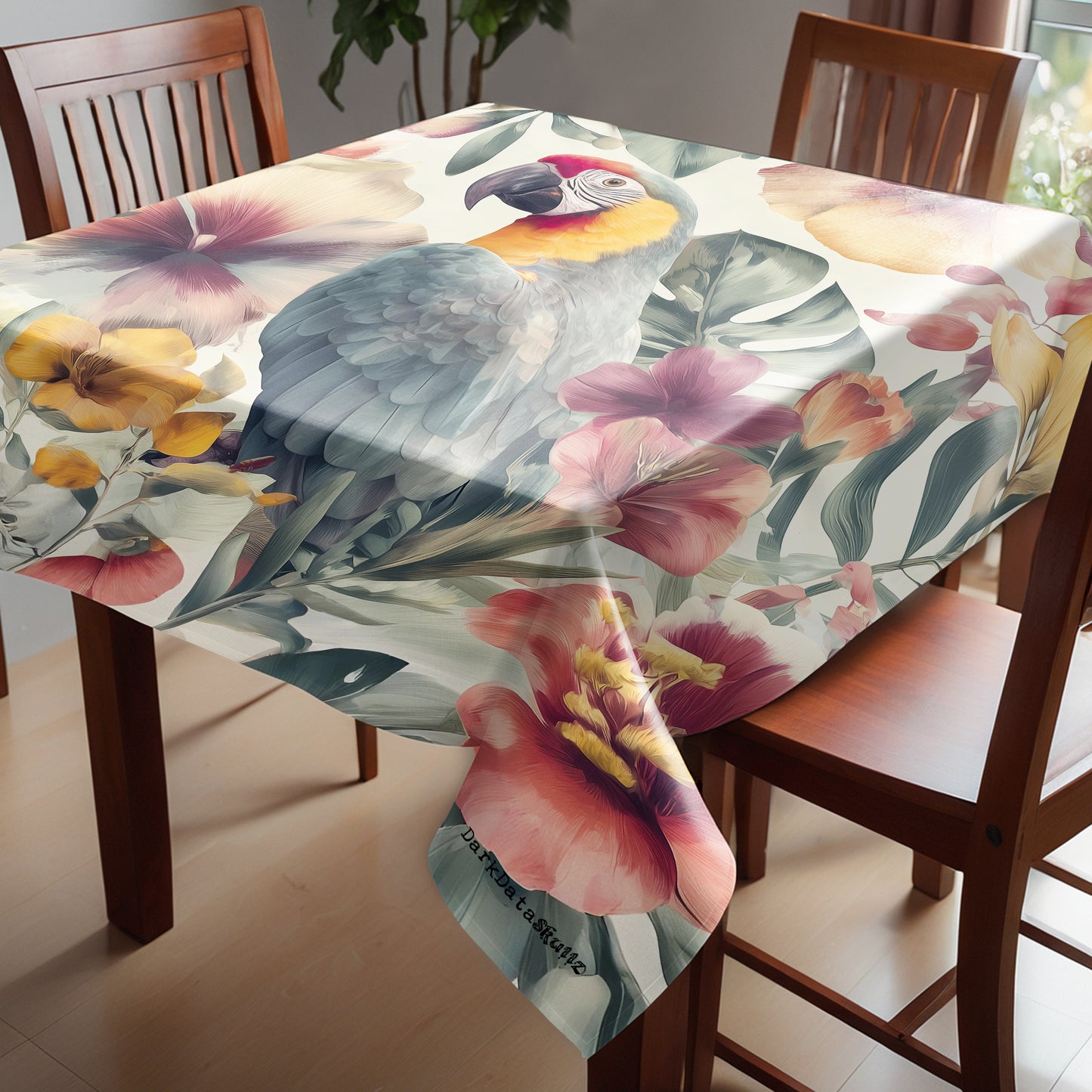 Jungle Mirage Square Tablecloth by Wikus Schalkwyk