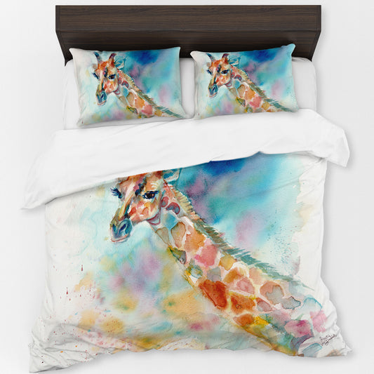 Giraffe By Kristin Van Lieshout Duvet Cover Set