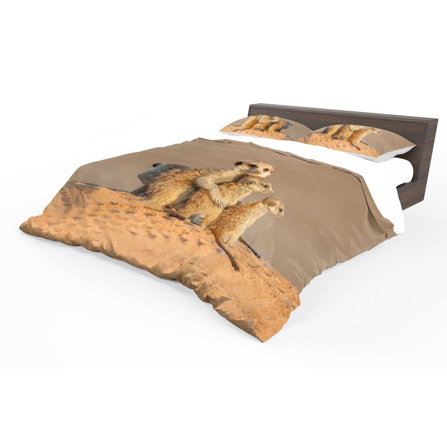 Kalahari Meerkat Duvet Cover Set by Fanie Heymans