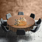 Kalahari Meerkat Family Round Tablecloth by Fanie Heymans