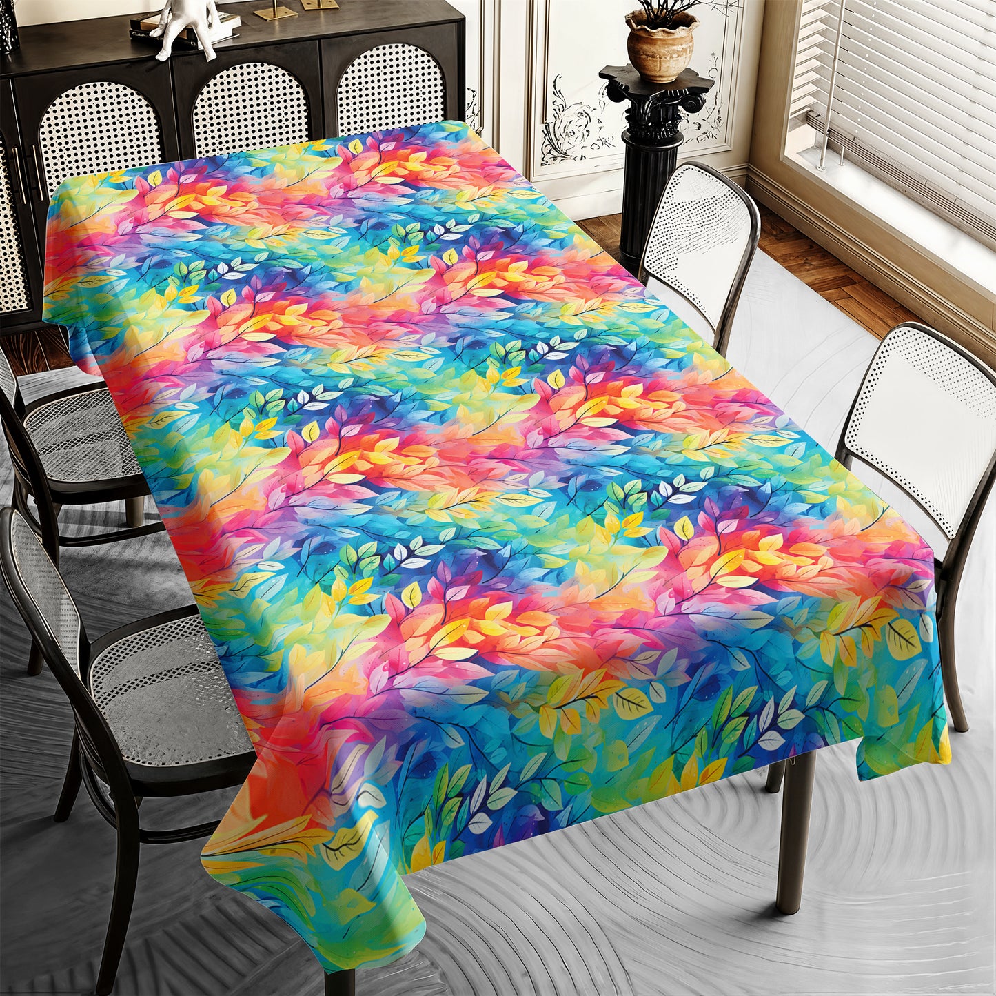 Kaleideo Colours Rectangle Tablecloth 1