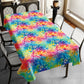 Kaleideo Colours Rectangle Tablecloth 1