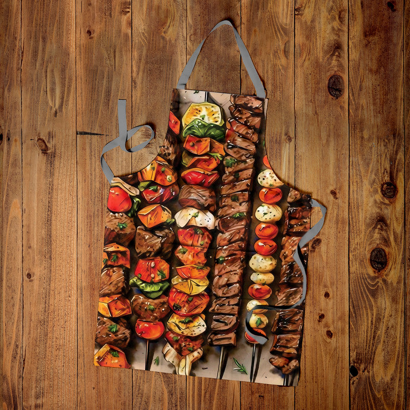Kebabs Medium Length Apron