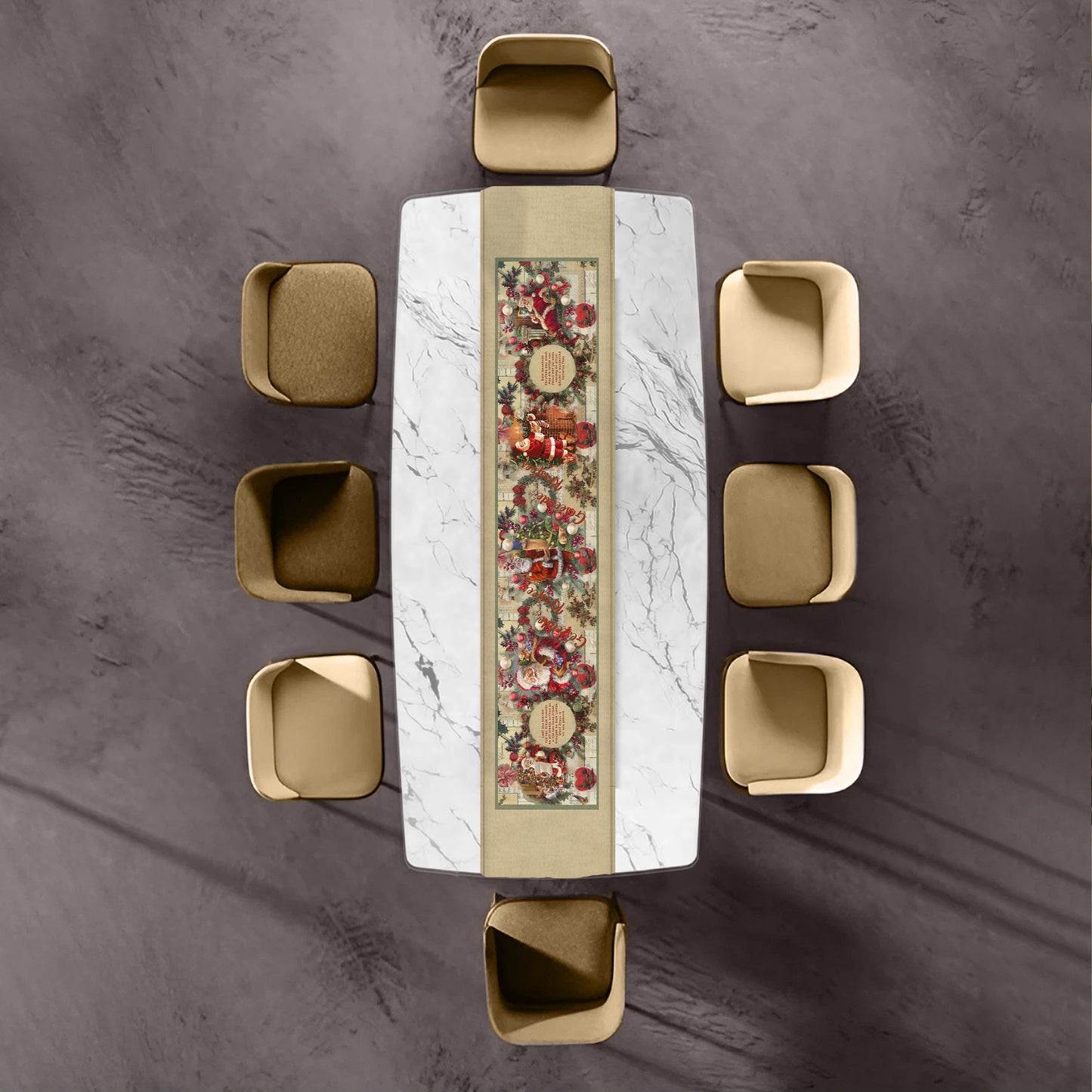 Kersfees Gaan Oor Geloof Table Runner