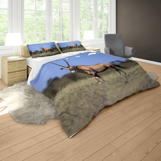 Kgalagadi Gemsbok Duvet Cover Set by Fanie Heymans