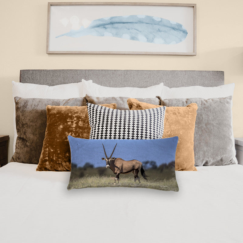 Kgalagadi Gemsbok Oblong Luxury Scatter by Fanie Heymans