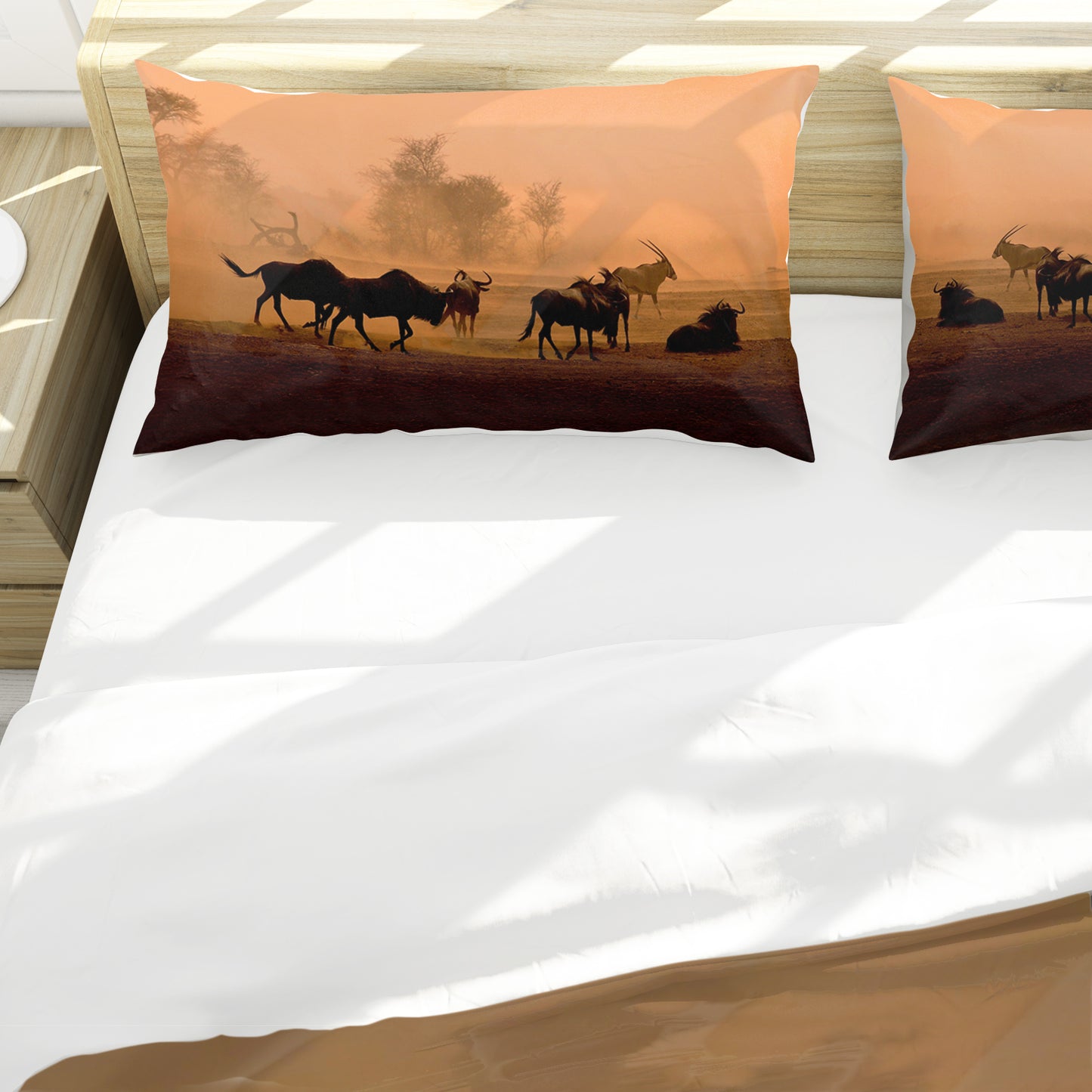 Kgalagadi Landscape Desert Storm Duvet Cover Set by Fanie Heymans