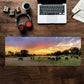 Kgalagadi Landscape Rain Storm Desk Pad by Fanie Heymans