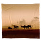 Kgalagadi Landscape Rain Storm Light Weight Fleece Blanket by Fanie Heymans