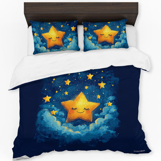 Kids Starry Night Duvet Cover Set by Wikus Schalkwyk