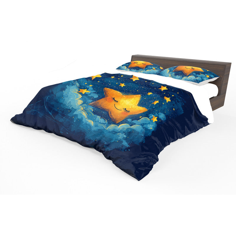 Kids Starry Night Duvet Cover Set by Wikus Schalkwyk