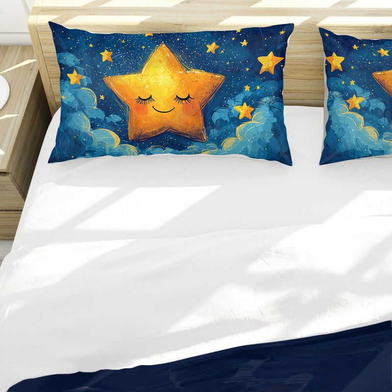 Kids Starry Night Duvet Cover Set by Wikus Schalkwyk