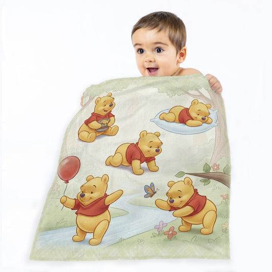 Kindergarten Bear Toddler Fleece Blanket