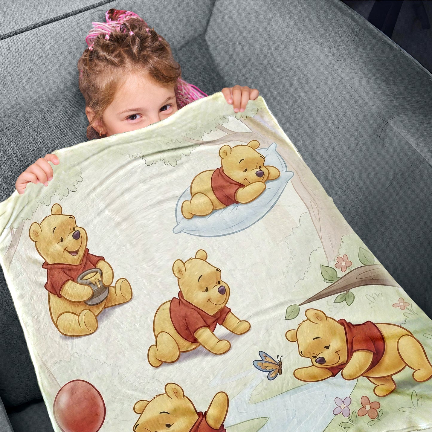 Kindergarten Bear Toddler Fleece Blanket