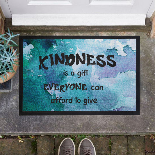 Kindness Is A Gift Door Mat