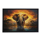 King Elephant Door Mat