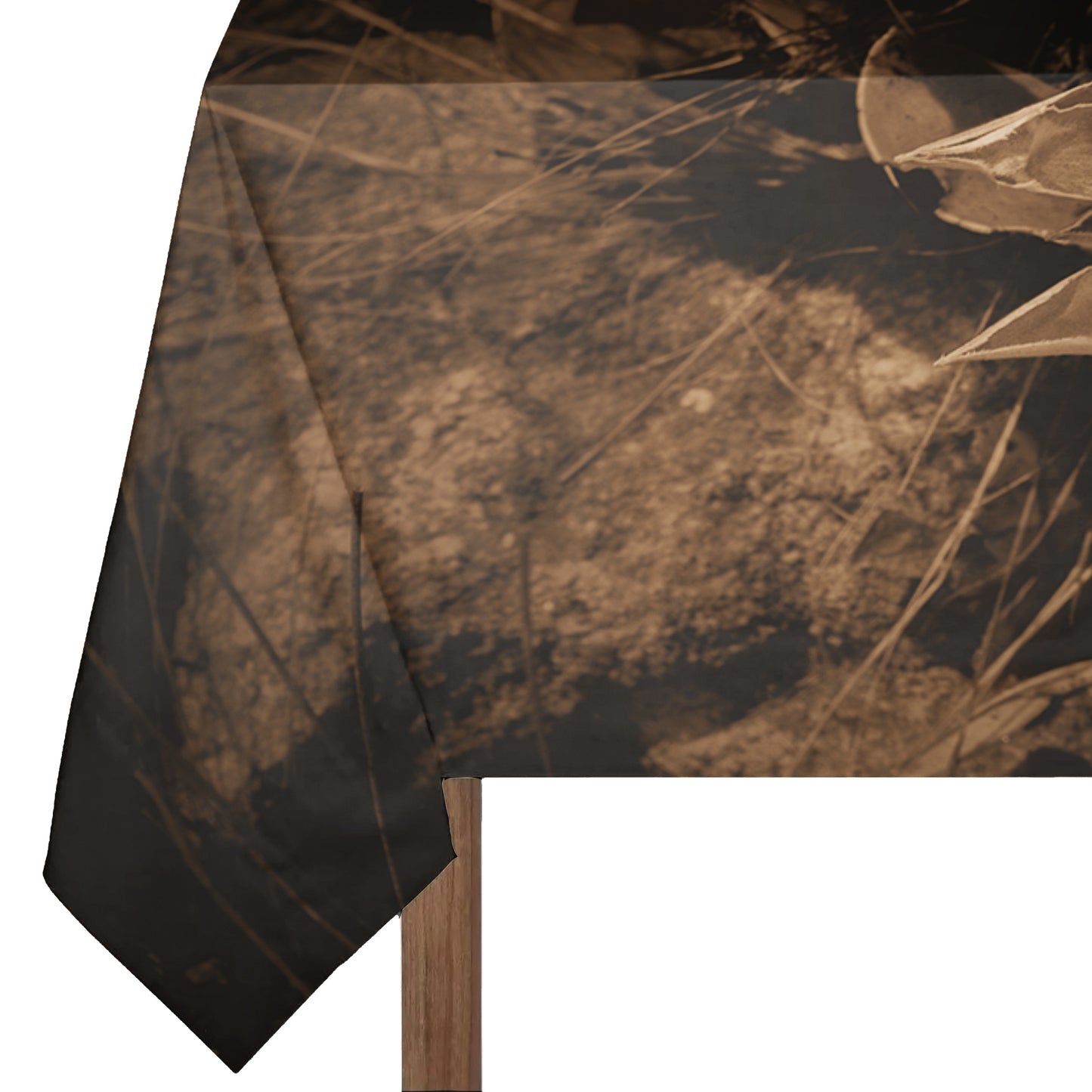 King Protea Sepia Rectangle Tablecloth by Annette Heymans