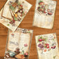 Kitchen Cook Book Decoupage A3